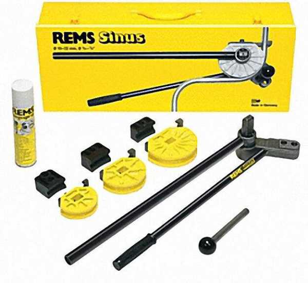 Hand-Rohrbieger-Set Rems Sinus Set 15-18-22 im stabilen Stahlblechkasten