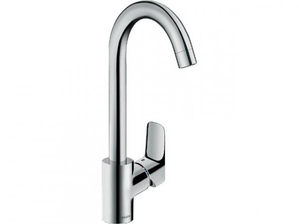 Spültischmischer Hansgrohe Logis M31, seitl. Bedienung, Schwenkb.360°, Ausl.145mm