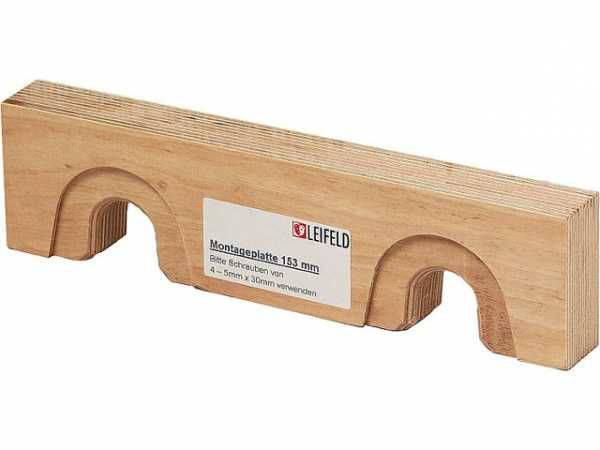 LEIFELD Montageplatte 153mm Schichtholzplatte zur Wandscheiben Befestigung in Leichtbauwände
