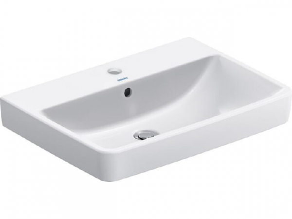 Waschtisch Duravit No. 1 BxHxT: 650 x 175 x 460 mm, m. Ül., m. 1 HL, weiß