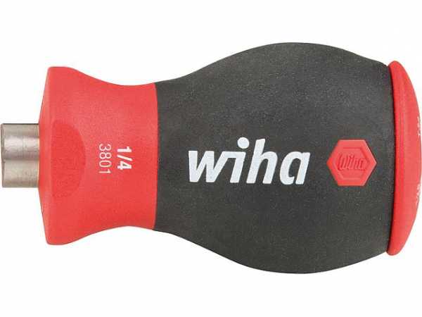 WIHA Schraubendreher mit Bit Magazin magnetisch TORX® mit 6 Bits, Stubby, 1/4"