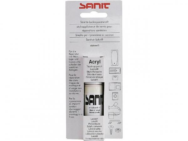 SANIT Lackreparaturstift alpinweiß