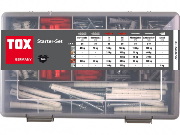 TOX Standard-Sortiment Starter Set 264 tlg. 94901101 VPE 264 Stück