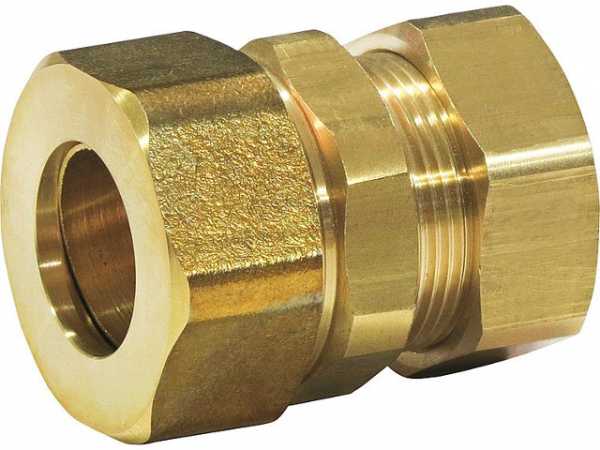 QuickFix-Pro Wellrohrverschraubung Steckfitting, Klemmringverschraubung FlexrohrxCu-Rohr DN16x18 mm