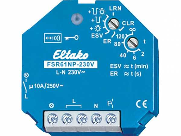 Funkaktor Eltako 10A/250V AC Stromstoß-Schaltrelais FSR61NP-230V