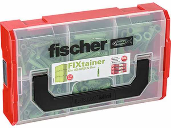 Fischer Dübelset FIXtainer UX-green-Box 532894 210 Teile