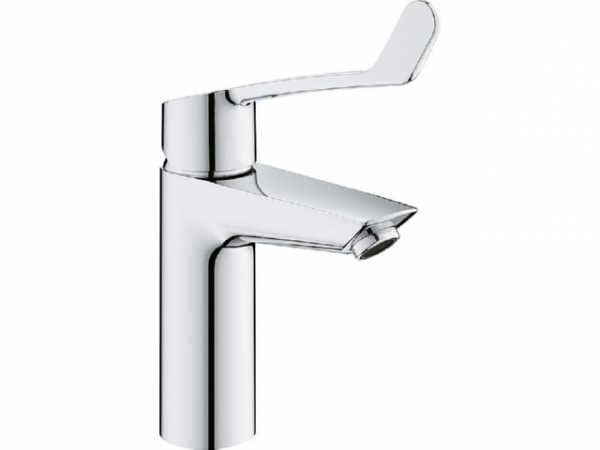 Waschtischmischer Grohe Eurosmart M-Size , chrom mit Push-open Ablauf langer Hebel