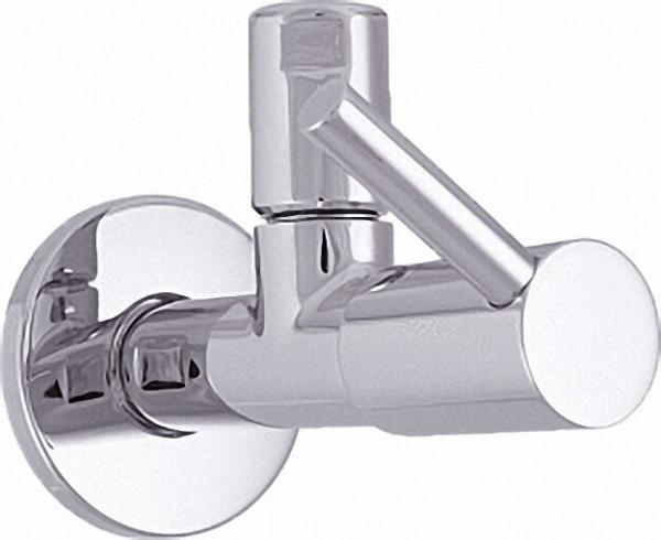 Eckventil Design-tec sparta DIN DVGW, hochglanz verchromt selbstdichtendes Anschlussgewinde