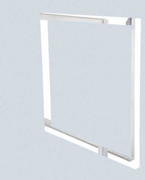 DIMPLEX 370290 ARLK800 Abschlussrahmenset für Luftkanäle 769 x 769 x 25 mm