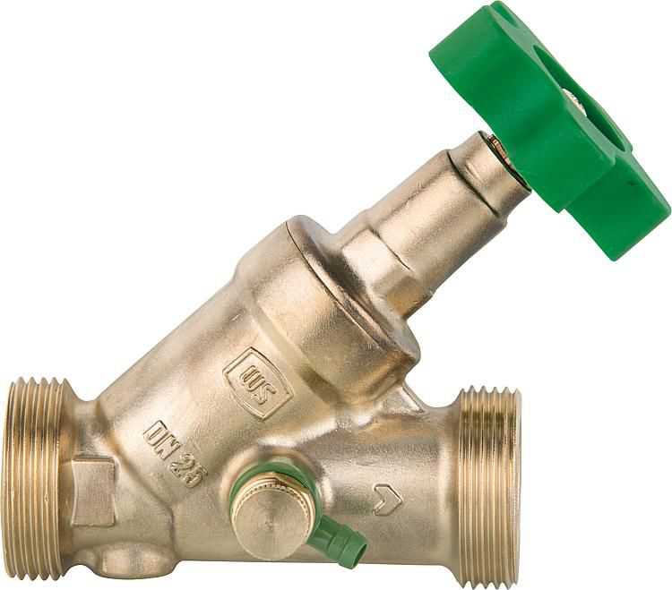 Freistromventile aus Pressmessing, mit Entleerung DN 15 (1/2“), DN 20 Freistromventile aus Pressmessing, mit Entleerung DN 15 (1/2“), DN 20