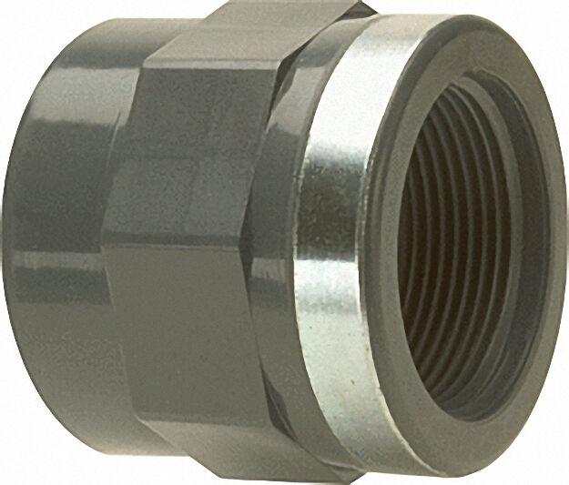 Pvc-u- Klebefitting Übergangs-Gewindemuffe, 63mm x 2'', IG Pvc-u- Klebefitting Übergangs-Gewindemuffe, 63mm x 2'', IG