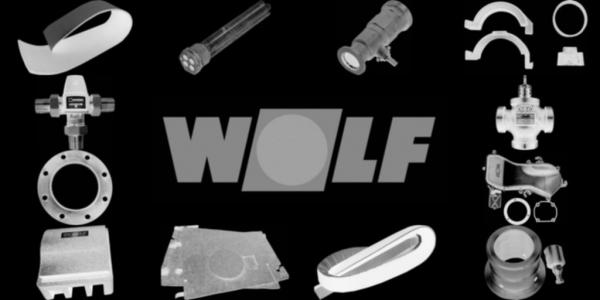 WOLF 2484327 Seitenverkleidung hinten links obeninkl. Befestigungsmaterial weiß