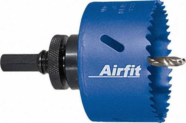 AIRFIT Kreisschneider HSS Bimetall komplett für Kunststoff Holz und Metall / D 76mm