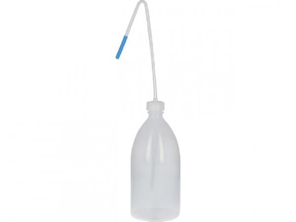 Kunststoff-Flasche mit abgekröpftem Spritzrohr 1000 ml