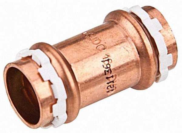 Solar Pressfitting aus Kupfer Muffe, 18mm, Typ VCS 5270