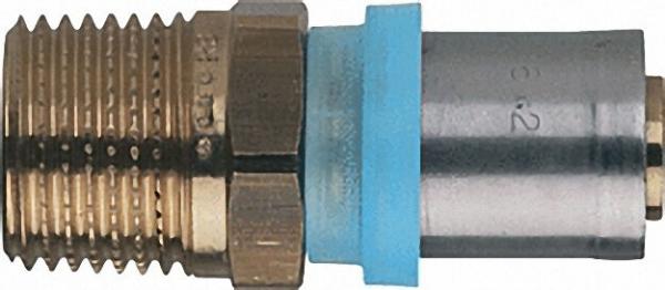 Pressfitting für MSVR Übergangsstück mit AG 14x2mm - 1/2''