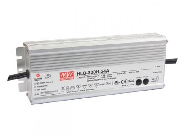 SCHALTNETZTEIL - 1 AUSGANG - 320 W - 24 V HLG-320H-24A