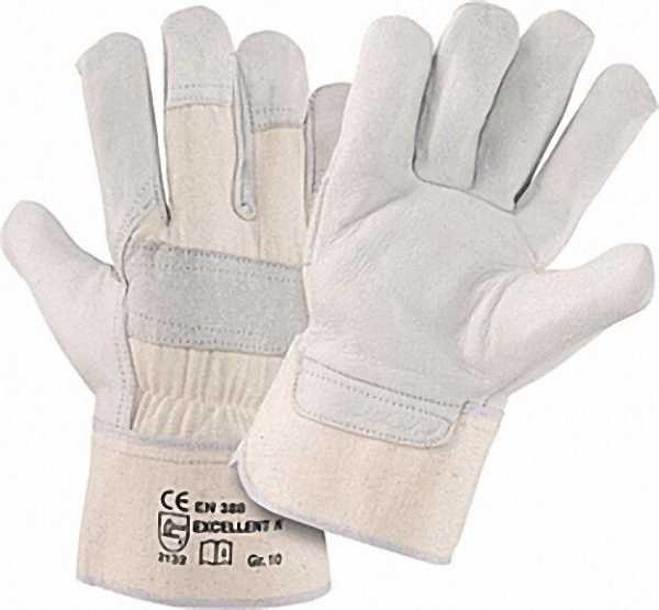 Rindnarbenlederhandschuh ''Excellent N'' EN 388, Kat,2, Größe 10
