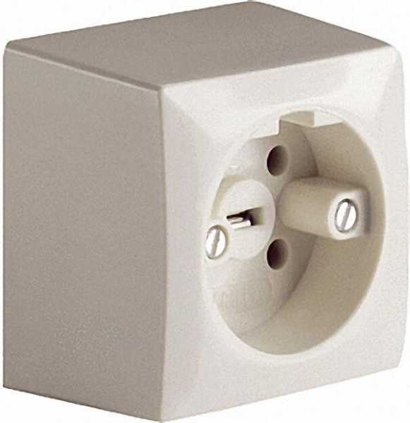 Perilex-AP-Steckdose Weiß