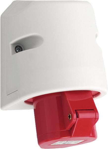 Wanddose IP44 5-polig, 32 A 400 V