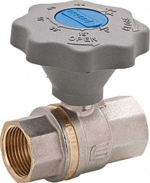 Kugelhahn 1 1/4''PN 16 DVGW geprüft für Wasser mit Sanftschlußgriff