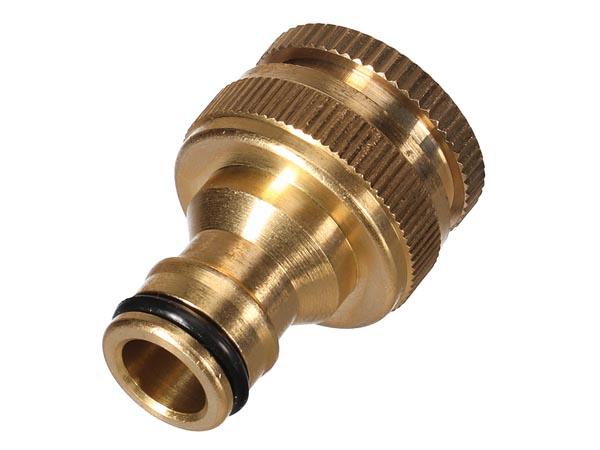 Messing Schlauchanschluss Universal mit Innengewinde IG DN15 1/2" - IG DN22 3/4" Schlauchverschraubung DT80013