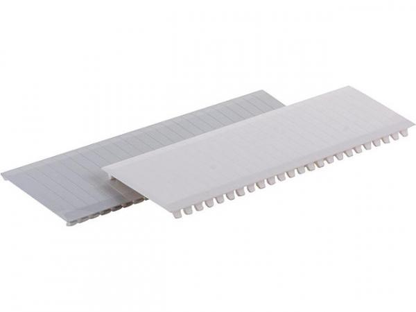 Abdeckstreifen selbstverlöschend grau 215 x 54 mm VPE 10 Stück