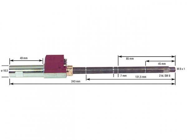 Ölvorwärmer für Hofamat- K 40/60 heizbarer Düsenstock komplett mit FPHB 5 30-110 Watt