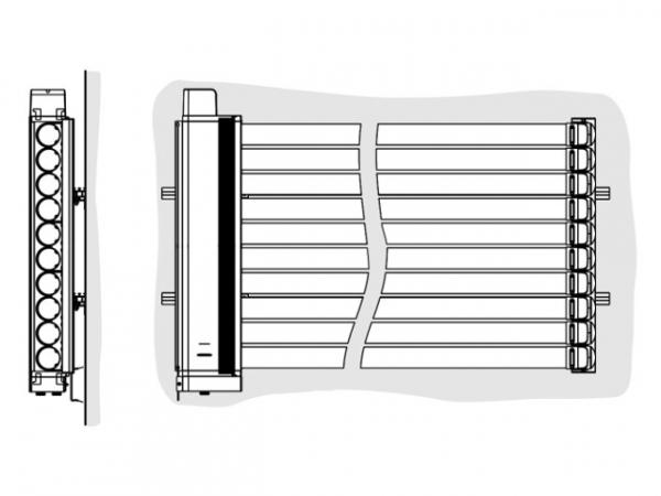 VIESSMANN ZK00825 Befestigungssystem Fassade / Balkon für Vitosol 300-TM
