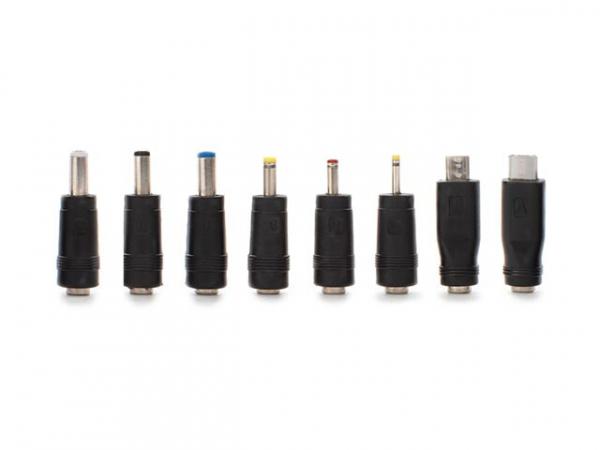 UNIVERSAL-DC STECKER-SET - FÜR STECKER 2.1 x 5.5 mm - 8-tlg.