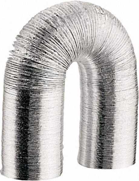 Alu-Flexschlauch aus Verbundfolie DN 102, silber 10 Meter