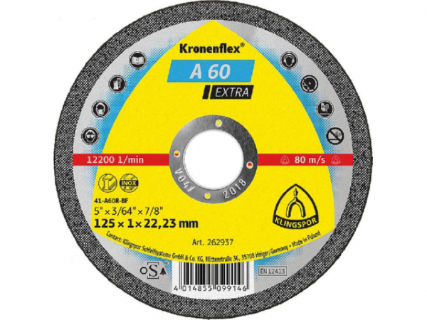 Trennscheibe KLINGSPOR 115x1,0x22,23mm