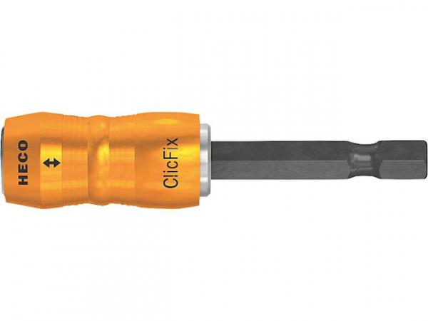 HECO-ClicFix Schnellwechselhalter, magnetisch, mit Logo, Aluminium Eloxiert