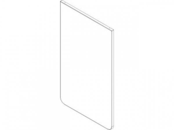 Vorderwand Bo unten schwarz (Glas) 8738209428