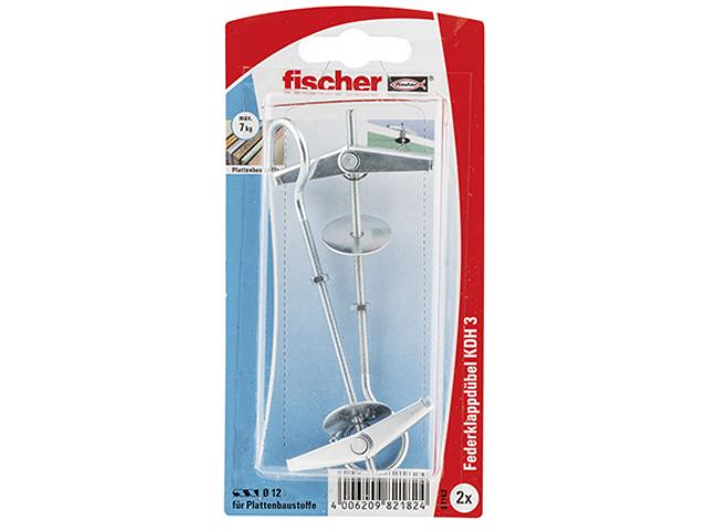 Fischer 82182 Kippdübel KDH 3 mit Haken Fischer 82182 Kippdübel KDH 3 mit Haken
