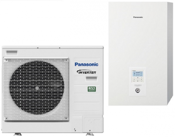 Panasonic Aquarea LT Wärmepumpe Split mit Hydromodul, 9,0kW, 230V, KIT-WC09J3E5