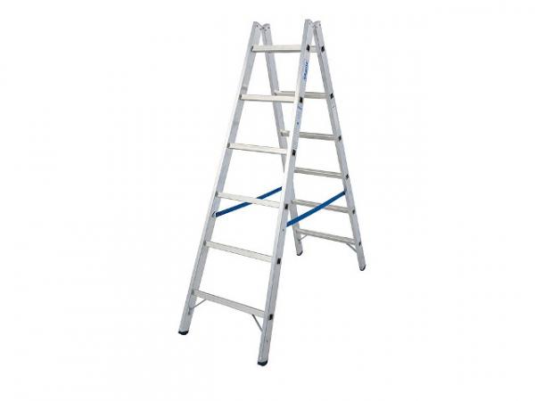 Sprossen-Doppel-Leiter Arbeitshöhe 3,30 Leiterhöhe 1,70 2x6 Sprossen