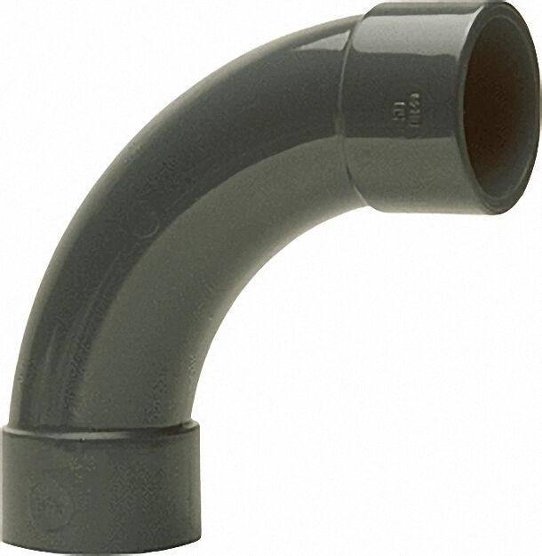 Pvc-u - Klebefitting Bogen 90°, 63mm, beidseitig Klebemuffe Pvc-u - Klebefitting Bogen 90°, 63mm, beidseitig Klebemuffe