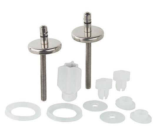 HARO WC-Scharnier Haro C0202Y Edelstahl, FastFixmutter, Excenter-Verstellung,Take Off