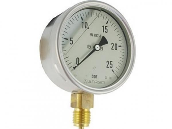 Manometer Glyzerin NG 100 radial 0 bis 25 bar