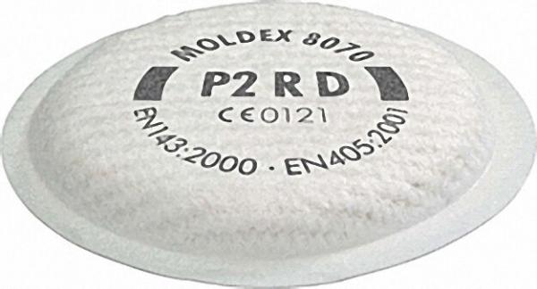 Partikelfilter P2 R D für Maskenkörper Serie 8000 VPE 4 Paar