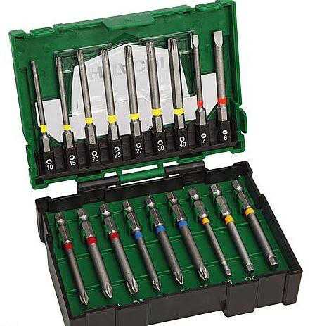 HITACHI Bit-Box 18-teilig, 75mm