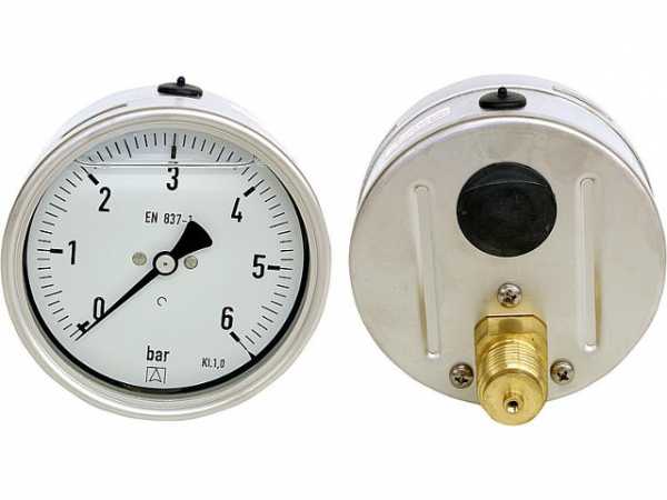 Glyzerinmanometer 0-4 bar, 100 mm für G1/2 85213811