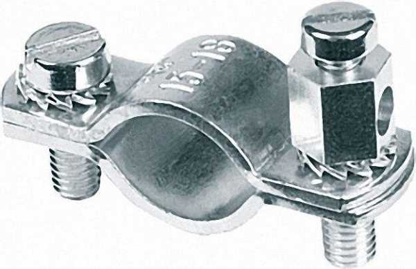 Erdungsschelle Kupferband 3/8'' (15-18mm) 1 Beutel 10 Stück
