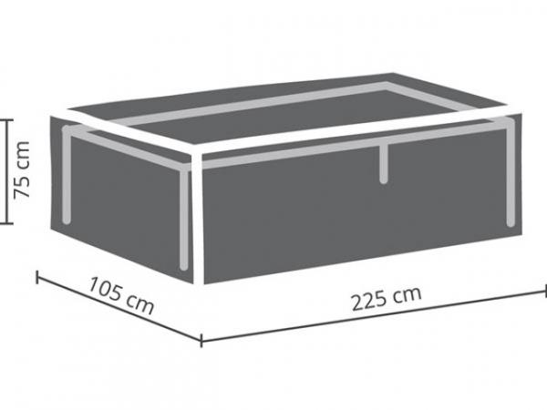 Schutzülle für Gartentisch MAX. 220 cm OCT220