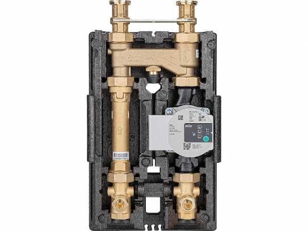 Festbrennstoffladeset Heatbloc K36, DN25(1'), Thermoregler 45°, Wilo Para SC25/6-43