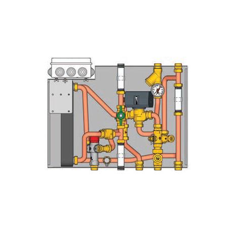 GE556Y307 Wohnungsübergabestation mit dezentraler Warmwasser GE556Y307 Wohnungsübergabestation mit dezentraler Warmwasser