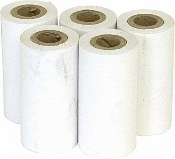 TESTO Thermopapier, VPE = 5 Rollen Lahngzeitlesbar B: 57mm, D: 35mm, L: 14,5