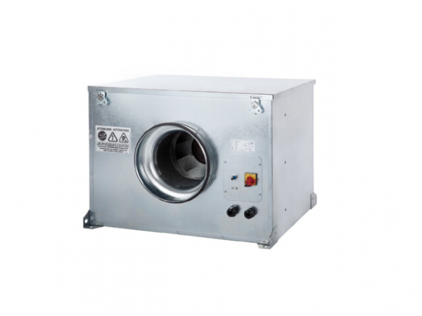 S&P Rohrventilator, schallgedämmt, EC, DN315 CAB-315 ECOWATT PLUS