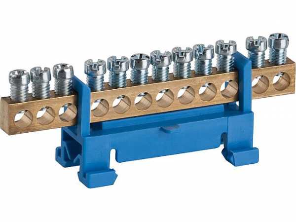 Neutralleiterklemme gelb-grün Typ 60/S 12 / 1 Stück